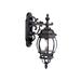 Fleur De Lis Living Zuckerman 1 - Bulb Outdoor Wall Lantern Glass in Black | 18 H x 6.25 W x 9.75 D in | Wayfair FDLL6244 42574989