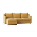 Yellow Sectional - My Chic Nest Parker 96" Wide Left Hand Facing Modular Sofa & Chaise | 34 H x 96 W x 68 D in | Wayfair 542-1067-1110