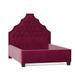 My Chic Nest Lexi Platform Bed Upholstered/Velvet/Polyester/Faux leather/Cotton/Linen | 65 H x 77 W x 90 D in | Wayfair 557-1059-1110-CK