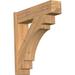 Ekena Millwork Merced Craftsman Outlooker Wood in Brown | 30 H x 7.5 W in | Wayfair OUT08X30X30MRC04SWR