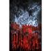 Picture Perfect International 'Art You Washed in the Blood' by Mark Lawrence Graphic Art on Wrapped Canvas in Black/Blue/Red | Wayfair