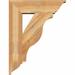 Ekena Millwork Funston Traditional Bracket Wood in Brown | 26 H x 3.5 W in | Wayfair BKT06X26X34FST01RWR