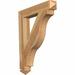 Ekena Millwork Funston Arts & Crafts Bracket Wood in Brown | 3.5 W in | Wayfair BKT04X38X44FST03SWR