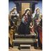 Buyenlarge Madonna & Child Enthroned w/ Saints Altarpiece - Print in White | 36 H x 24 W x 1.5 D in | Wayfair 0-587-60812-LC2436