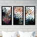 Picture Perfect International "Acts 2 38 Max" by Mark Lawrence 3 Piece Framed Graphic Art Set /Acrylic in Black/Blue/Red | Wayfair 704-1963-1224