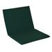 Winston Porter Agora Outdoor Chair Cushion Acrylic in Green | 1 H x 22 W in | Wayfair 7216B09E902B41349AF61EAA52529CE7