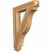 Ekena Millwork Funston Arts & Crafts Bracket Wood in Brown | 3.5 W in | Wayfair BKT06X38X38FST03RWR