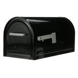 Architectural Mailboxes Reliant Large, Locking, Post Mount Mailbox Steel in Black | 10.84 H x 21.98 W x 22.3 D in | Wayfair MB981BAM