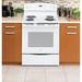 GE Appliances 30" 5.3 cu ft. Freestanding Electric Range in White | 47 H x 30 W x 28 D in | Wayfair JB258DMWW