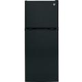 GE Appliances 24" Energy Star Top Freezer 11.6 cu. ft. Refrigerator in Black | 59.88 H x 24 W x 28.63 D in | Wayfair GPE12FGKBB
