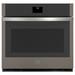 GE Appliances GE Smart Appliances 30" Self-Cleaning Convection Smart Electric Single Wall Oven in Gray | 28.625 H x 29.75 W x 26.75 D in | Wayfair