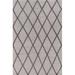 White 36 x 24 x 0.25 in Area Rug - Erin Gates by Momeni Langdon Geometric Handmade Flatweave Wool Charcoal Area Rug Wool | Wayfair