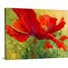 Winston Porter Ankita Red Poppy I by Marion Rose Painting Print on Wrapped Canvas Canvas | 12 H x 16 W x 1.5 D in | Wayfair