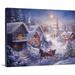 The Holiday Aisle® Christmas Art In a One Horse Open Sleigh by Nicky Boehme - Print | 8 H x 10 W in | Wayfair 02EFA0BC8B4C4C1FB965CDBAA0F25490