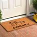 Winston Porter Kubiak Stick Family Non-Slip Outdoor Door Mat Coir | Rectangle 1'5" x 2'5" | Wayfair C8CEA4196BCF4E2CB665D9B0AB64AF56