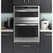 GE Profile™ 29.75" Self-Cleaning Convection Electric Wall Oven w/ Built-In Microwave in Gray | 43.375 H x 29.75 W x 26.75 D in | Wayfair PT7800SHSS