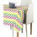 Latitude Run® Mccart Easter Lattice Multi Milliken Signature Tablecloth Polyester in Gray/Green/Pink | 60 D in | Wayfair