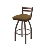 Holland Bar Stool 411 Jackie Low Back Swivel Bar & Counter Stool Plastic in Brown | 34 H x 18 W x 18 D in | Wayfair 41125BZ012