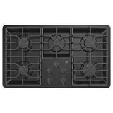 GE Appliances Built-in 36" Gas Cooktop w/ 5 Burners in Black | 4.75 H x 21 W x 36 D in | Wayfair JGP3036DLBB