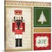 The Holiday Aisle® Nutcracker Christmas 'Christmas Art 'Nutcracker Joy Square' by Jennifer Pugh Graphic Art Print in Green | Wayfair