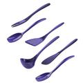 Hutzler 6-Piece Melamine Mini Utensil Set Plastic in Red | Wayfair 3517-6RD