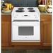 GE Appliances 27" 3 cu ft. Drop-in Electric Range in White | 28.4 H x 27.18 W x 27.12 D in | Wayfair JM250DFWW