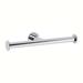 Ginger Double Post Wall Mount Toilet Paper Holder Metal in Gray | 1.75 H x 10.5625 W x 3.375 D in | Wayfair 4609/PC