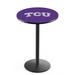 Holland Bar Stool NCAA 36" Pub Table Metal in Blue/Black | 36 H x 28 W x 28 D in | Wayfair L214B3628TexChr