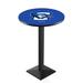 Holland Bar Stool NCAA 36" Pub Table Metal in Blue/Black | 36 H x 28 W x 28 D in | Wayfair L217B3628Crghtn