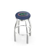 Holland Bar Stool NCAA 36" Swivel Bar Stool Upholstered/Metal in Gray | 36 H x 19 W x 19 D in | Wayfair L8C2C36FlorUn