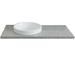 Bellaterra Home 43" Single Bathroom Vanity Top w/ Sink Ceramic/Stone/Granite in Gray | 1.2 H x 43 W x 22 D in | Wayfair 430003-43L-GYRD