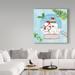 The Holiday Aisle® 'Snow Globe Animals II' Graphic Canvas Art Canvas in Blue/Green | 14 H x 14 W in | Wayfair C4213C94425544AB909F565CAB19A9A9