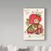 The Holiday Aisle® 'Just A Note in Red' Canvas art Canvas in Blue/Red | 19 H x 12 W in | Wayfair D7F8F2F3E34C4DFD8E11402A0A7A6A5D