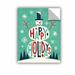 The Holiday Aisle® Festive Holiday Snowman Wall Decal Canvas/Fabric in Green/Red | 18 H x 14 W in | Wayfair HLDY7275 37105184