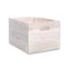 Heirloum Solid Wood Crate Solid Wood in White | 9.5 H x 11.25 W x 15.75 D in | Wayfair HRWC11516-WW