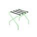 Innit Pamaleta Folding Metal Luggage Rack Plastic/Metal in Green/Black | 22 H x 18 W x 26 D in | Wayfair i13-16-01v