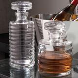 Global Views Ribbed Decanter Glass | 8.75 H x 5.75 W in | Wayfair 1607