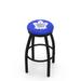 Holland Bar Stool NHL Swivel Extra Tall Stool Upholstered/Metal in Black | 36 H x 19 W x 19 D in | Wayfair L8B2B36TorMpl