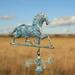 Good Directions Horse Weathervane Metal in Green/Blue | 36 H x 18 W x 33 D in | Wayfair 580V1