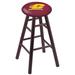 Holland Bar Stool NCAA 24" Bar Stool Wood/Plastic/Acrylic in Brown | 24 H x 18 W x 18 D in | Wayfair RC24OSDCCenMic