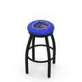 Holland Bar Stool NCAA 36" Swivel Bar Stool Upholstered/Metal in Black | 36 H x 19 W x 19 D in | Wayfair L8B2B36BoiseS