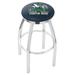 Holland Bar Stool NCAA 36" Swivel Bar Stool Upholstered/Metal in Gray | 36 H x 19 W x 19 D in | Wayfair L8C2C36ND-Lep