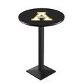 Holland Bar Stool NCAA 42" Pub Table Metal in Blue/Black | 42 H x 28 W x 28 D in | Wayfair L217B4228AppStU