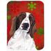 The Holiday Aisle® The Holiday Aisle Ashlynn Welsh Springer Spaniel Glass Cutting Board Glass | 0.15 H x 11.25 W in | Wayfair