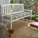 Highland Dunes Northville Indoor/Outdoor Sunbrella Bench Cushion in Gray/Green/Brown | 3 H x 48 W in | Wayfair 375F51CF0D9A43D1B4FFD1C18257C625