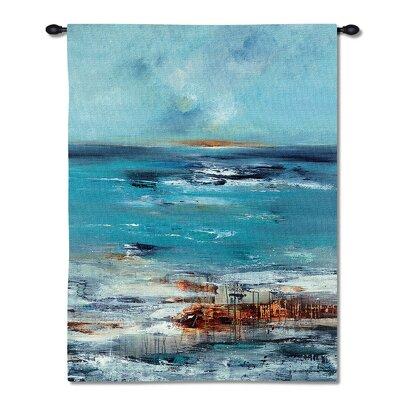 Pure Country Weavers Coastal Connection Tapestry Cotton in Black | 35 H x 35 W in | Wayfair 8021-WH