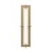 Hubbardton Forge Ethos 1 - Light LED Flush Mounted Sconce Glass in Yellow | 18.3 H x 5.8 W x 3.9 D in | Wayfair 207765-LED-84-II0397