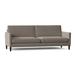 Ebern Designs Soroya 85" Square Arm Sofa w/ Reversible Cushions Polyester/Other Performance Fabrics in Red/Brown | 33 H x 85 W x 36.75 D in | Wayfair