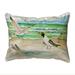 Betsy Drake Interiors Seagulls Indoor/Outdoor Rectangular Pillow Cover & Insert Polyester/Polyfill blend | 11 H x 14 W x 5 D in | Wayfair SN252