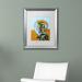 Trademark Fine Art 'Segmented Man II' Craig Snodgrass Framed Painting Print on Canvas Canvas, Wood | 14" H x 11" W x 0.5" D | Wayfair